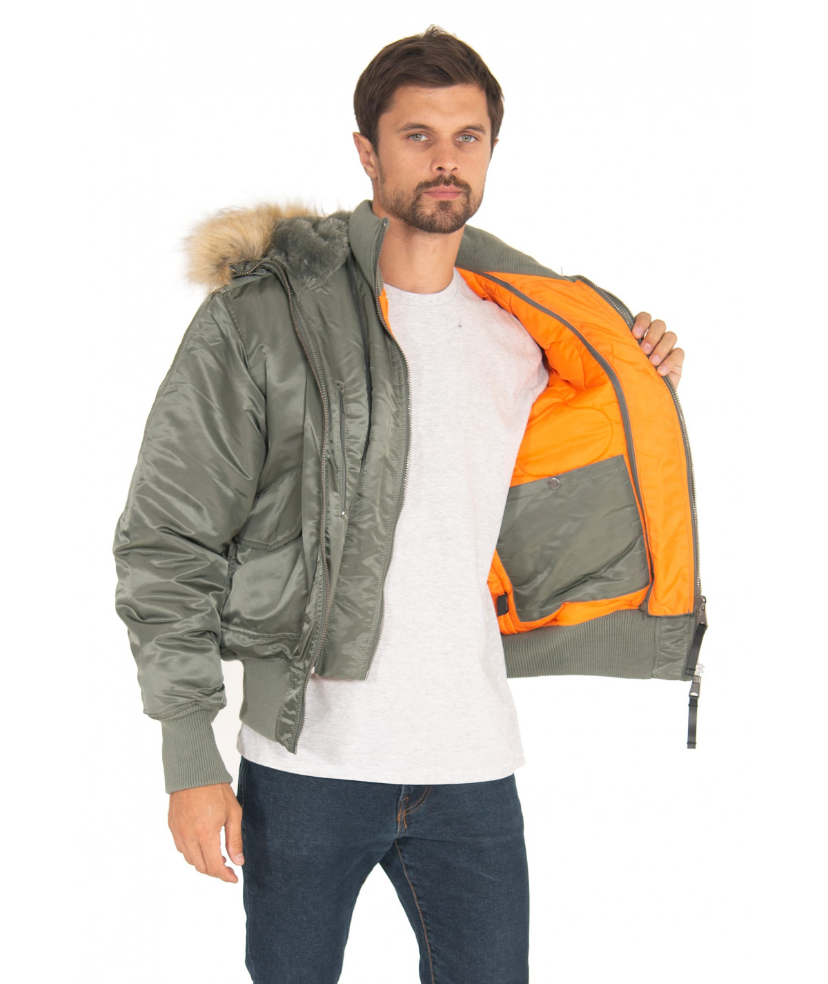 картинка Apolloget AVIATOR HD Olive/Orange от магазинаАполлогет