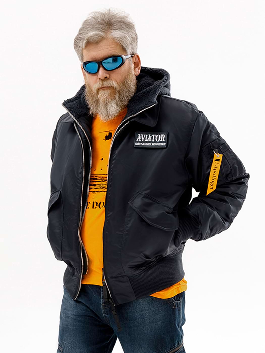 картинка Apolloget AVIATOR HD II Steel Blue/Gun metal от магазинаАполлогет