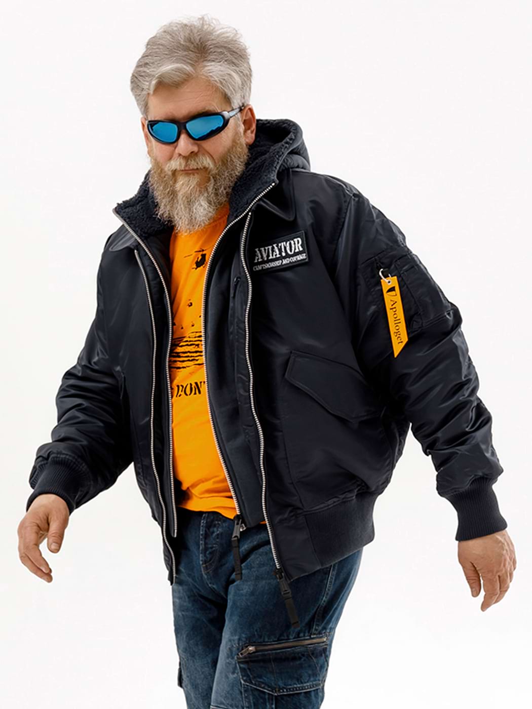 картинка Apolloget AVIATOR HD II Steel Blue/Gun metal от магазинаАполлогет