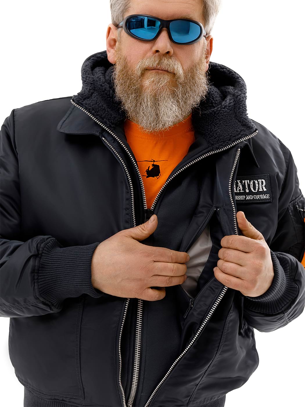 картинка Apolloget AVIATOR HD II Steel Blue/Gun metal от магазинаАполлогет