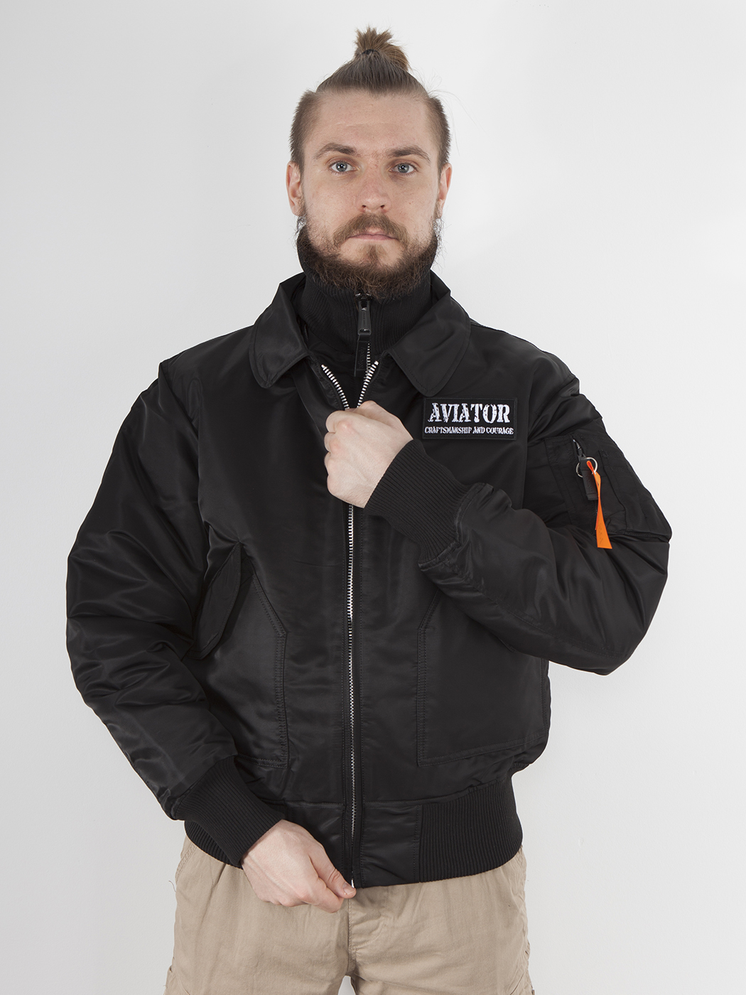 картинка Apolloget AVIATOR Black/Orange от магазинаАполлогет