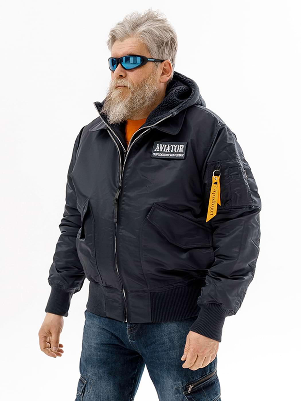 картинка Apolloget AVIATOR HD II Steel Blue/Gun metal от магазинаАполлогет