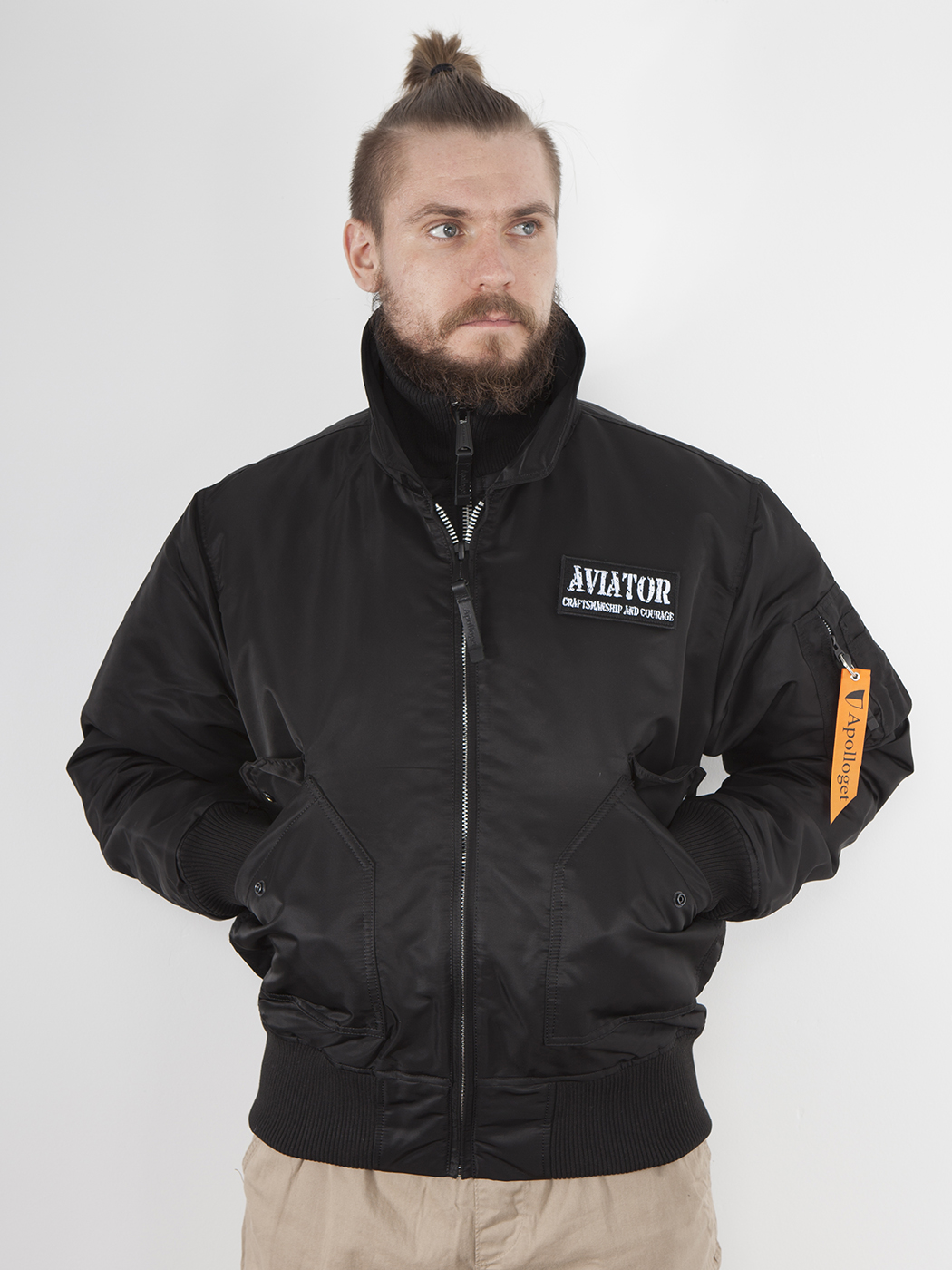 картинка Apolloget AVIATOR Black/Orange от магазинаАполлогет