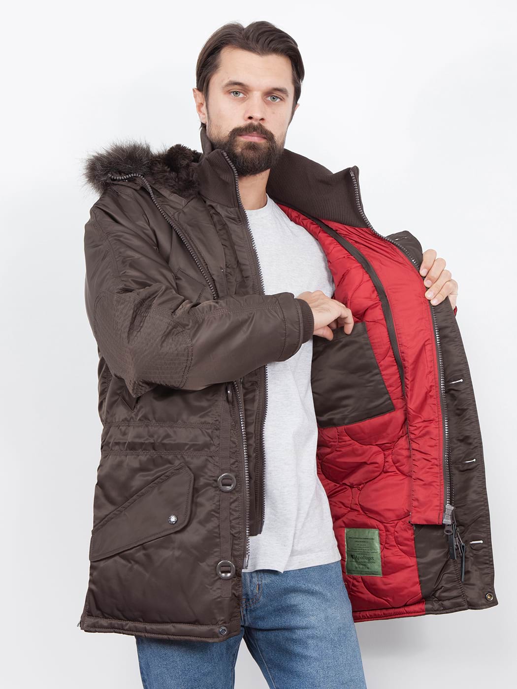 картинка Apolloget EVEREST Dark Brown/Red от магазинаАполлогет