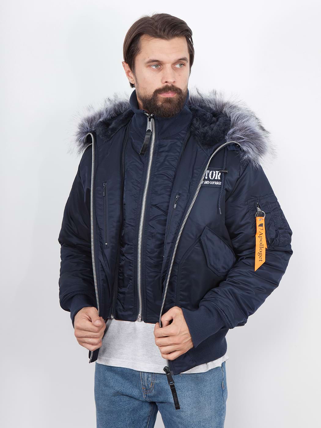 картинка Apolloget AVIATOR HD Blue/Orange от магазинаАполлогет